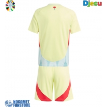 Španjolska Gostujuci Dres za djecu EP 2024 Kratak Rukav (+ Kratke hlače)